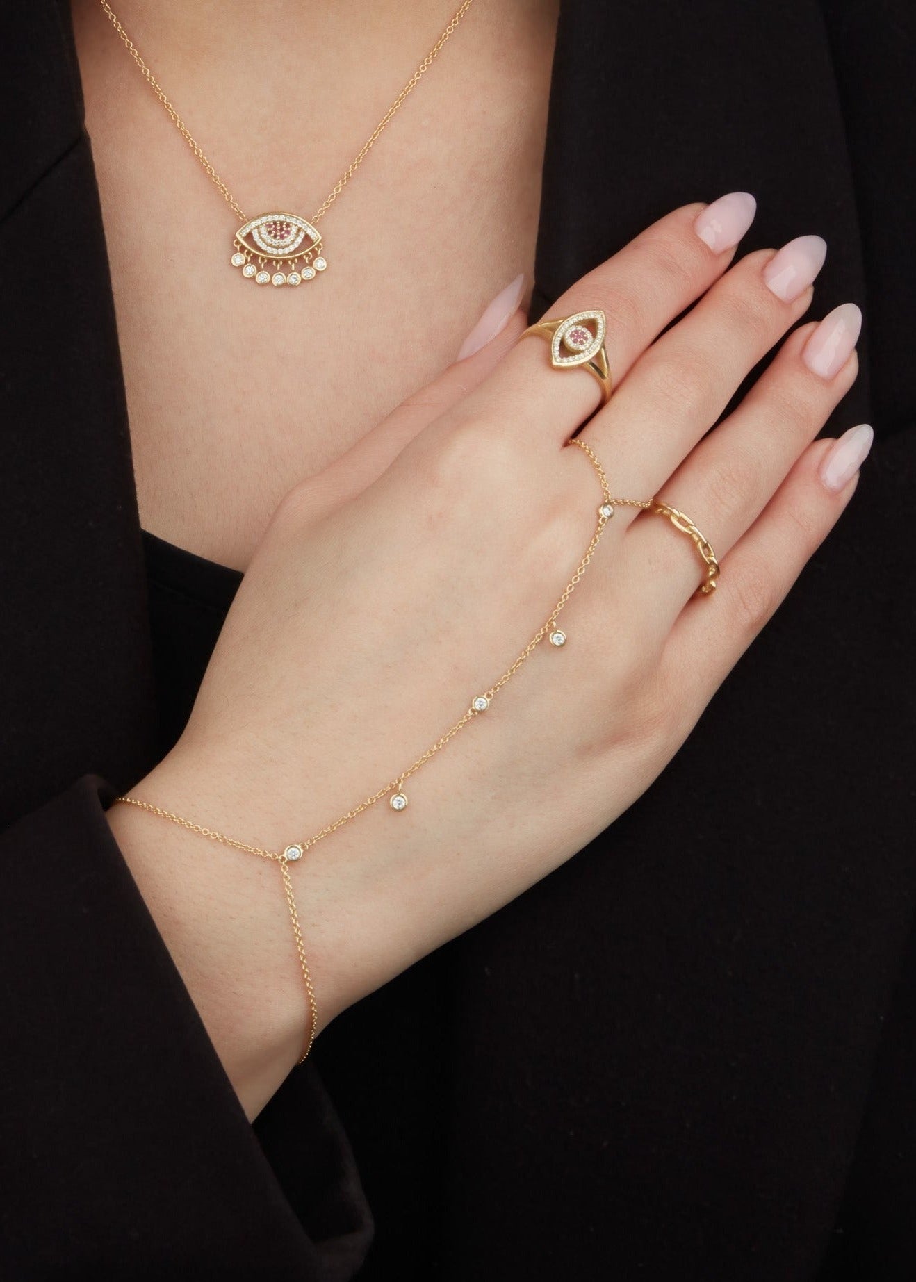 Marquise Eye Ring