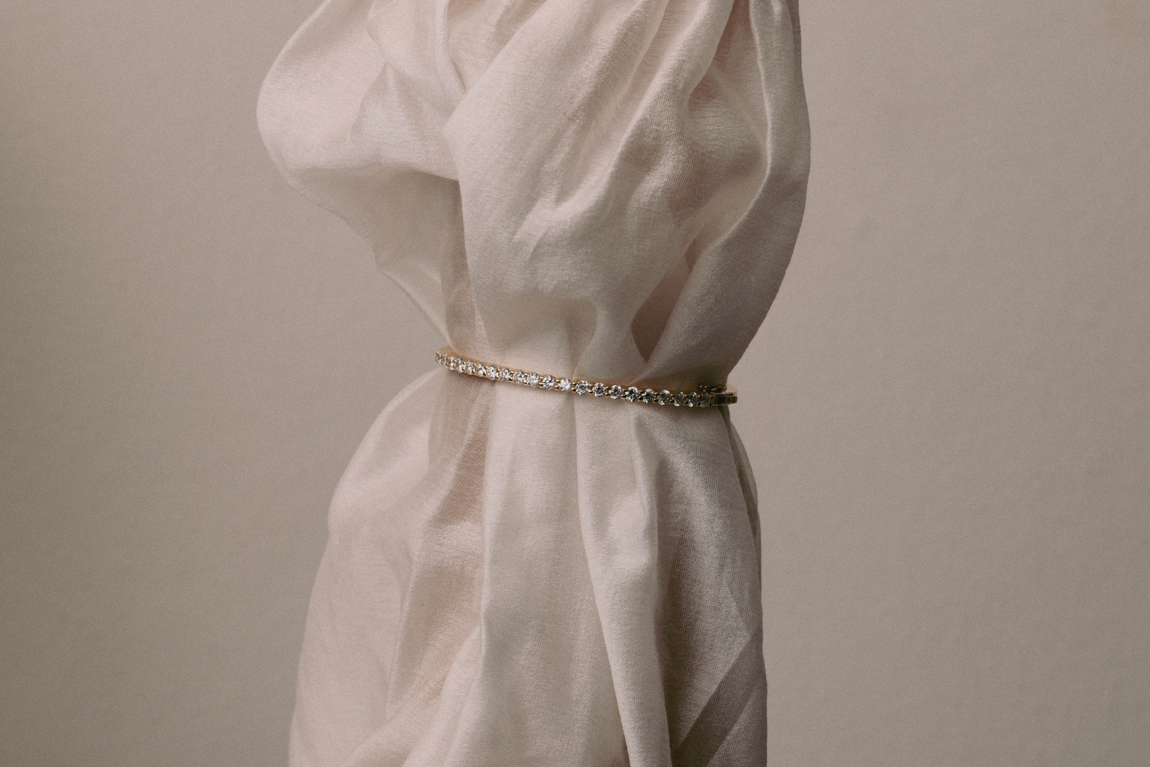 Grand Pavé Diamond Bangle