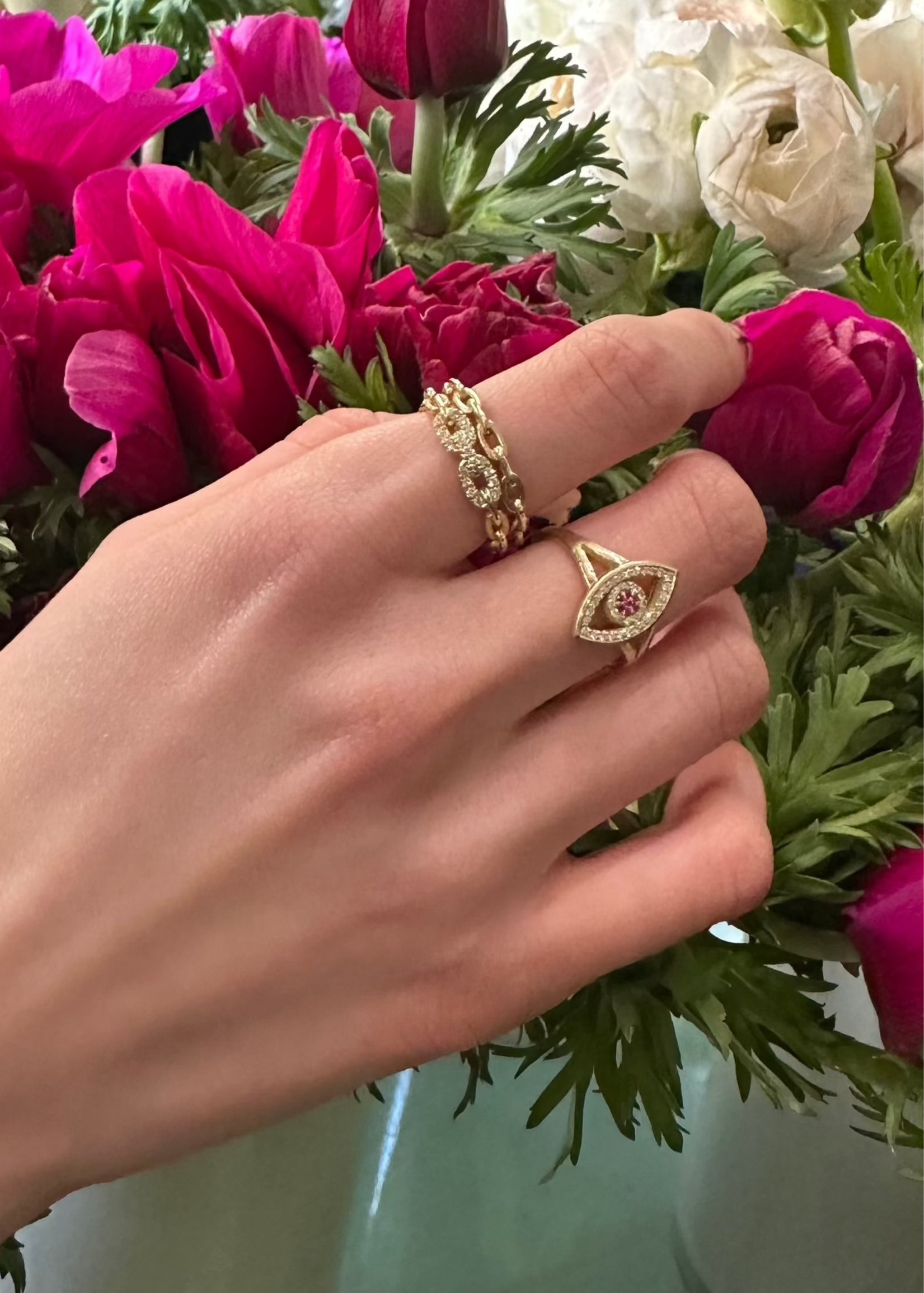 Marquise Eye Ring