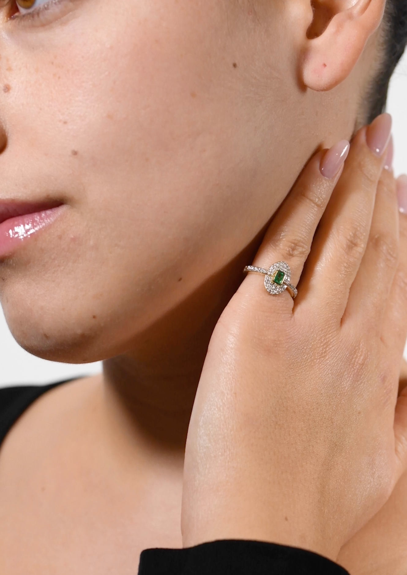 Eternal Grace Emerald Ring