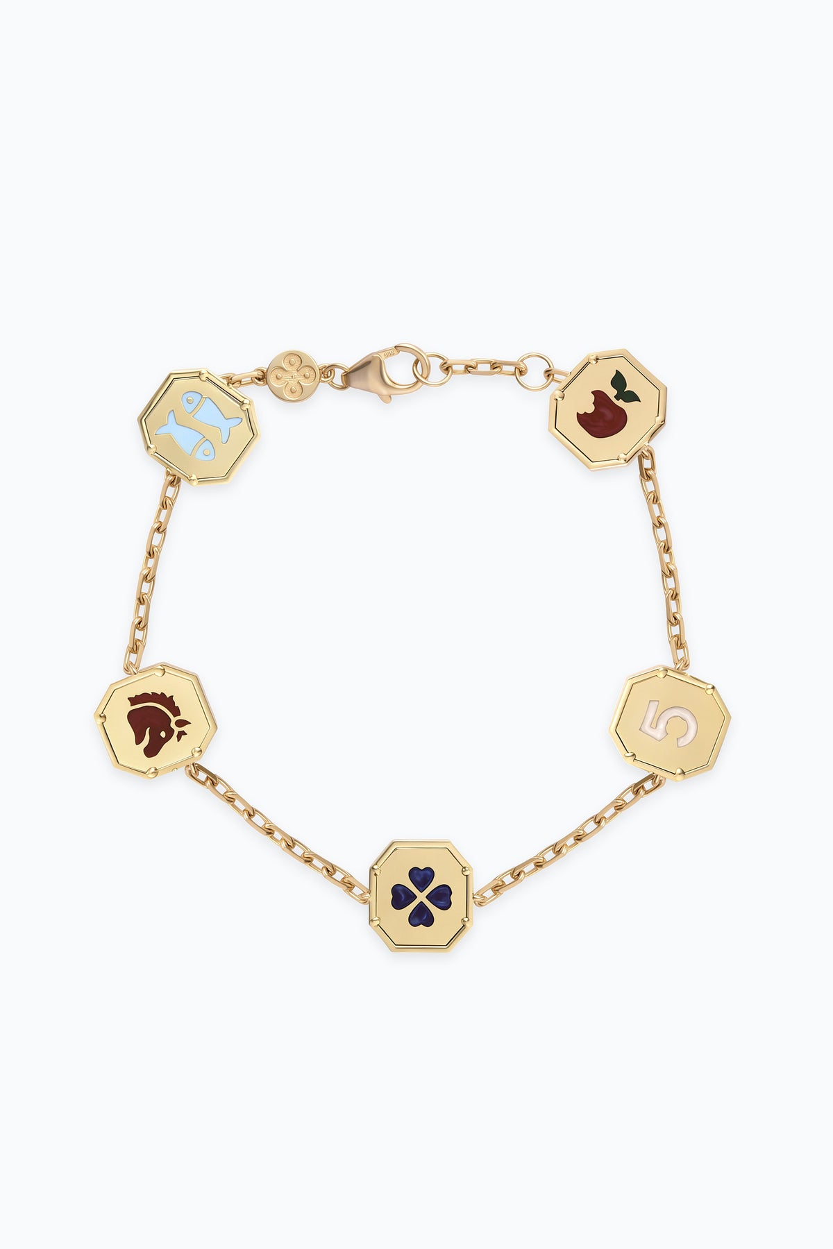 Original five-medallion bracelet reverse