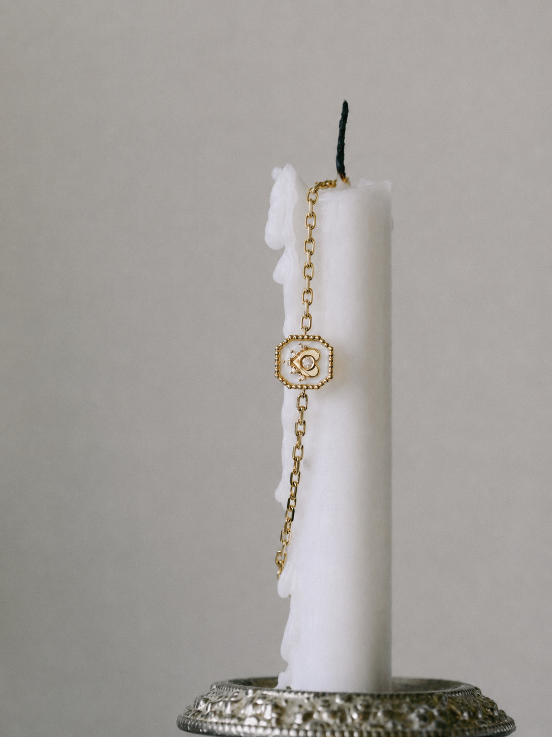 Heart Medallion Bracelet