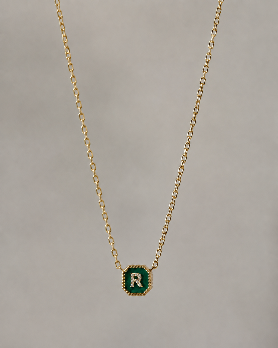 Initial Medallion Necklace