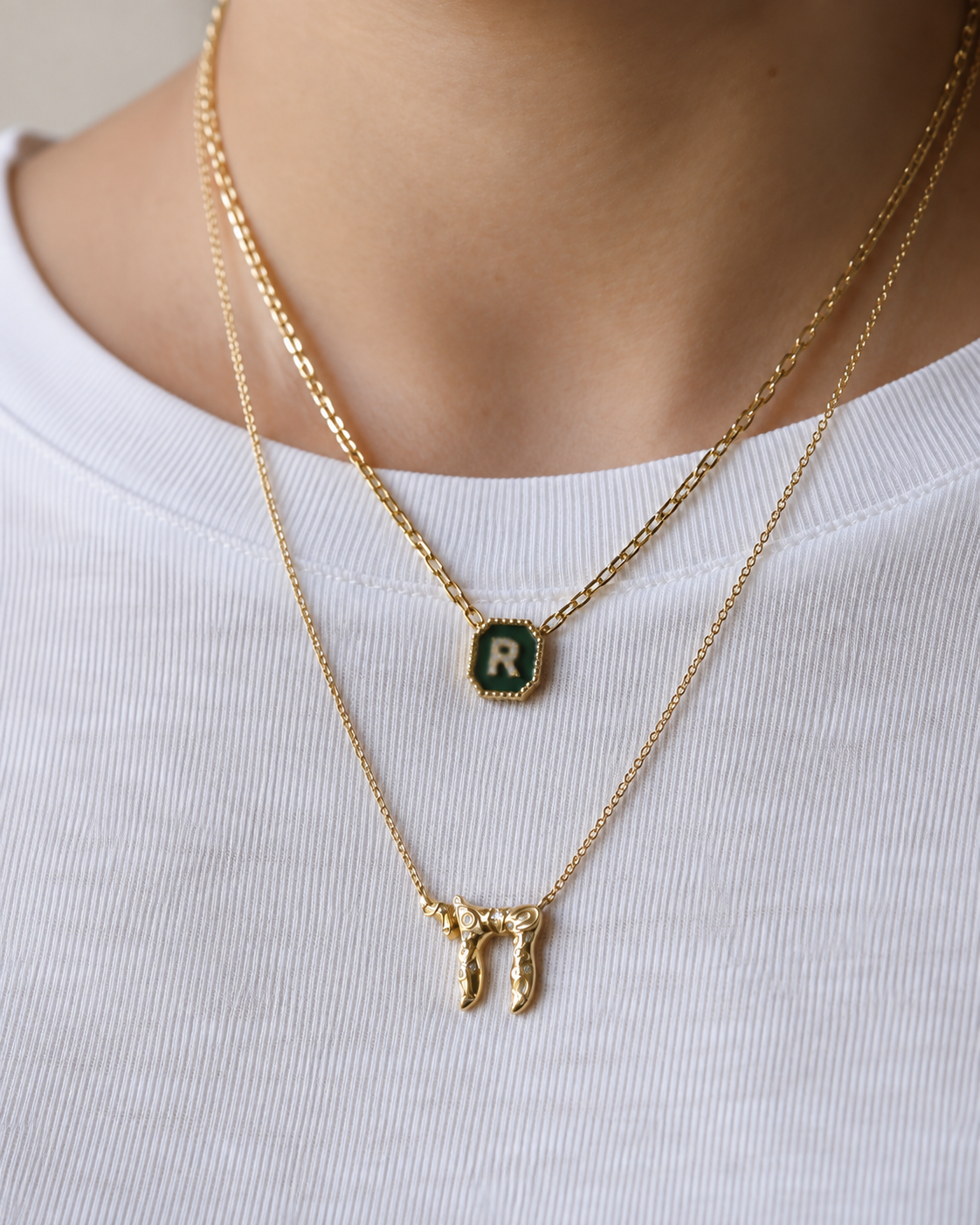 Petite Lucky Chai Necklace